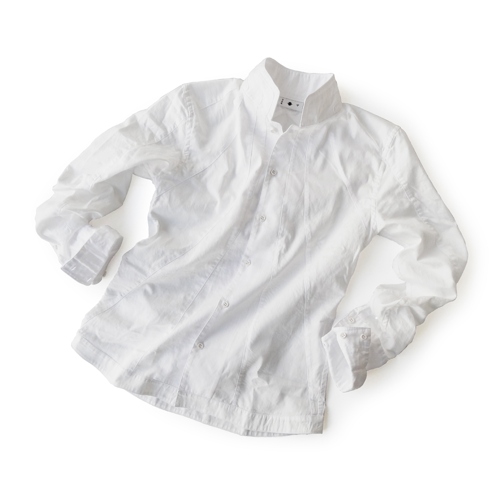 型式　　陣羽織シャツ 型第5<br>色　　　白<br>素材　　綿<br>価格　　19,800円（税別）