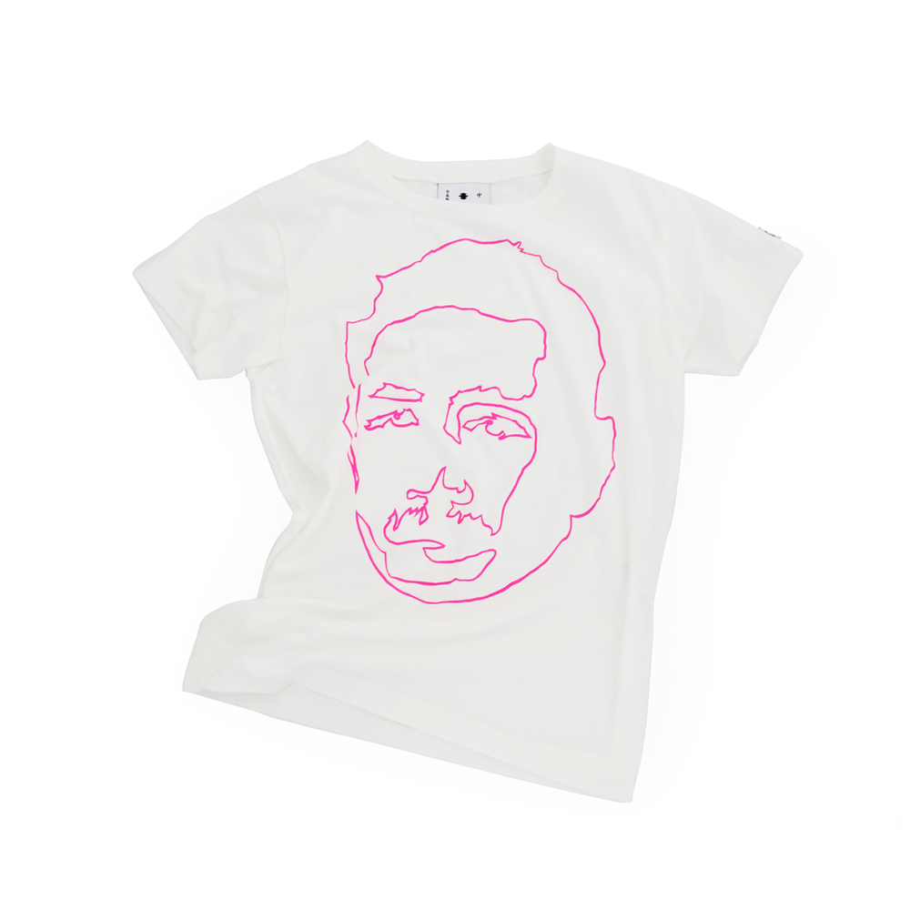<div style="width:60px;display:inline-block;">model</div> T-shirt #25“Insight of the Literary Giant”<br><div style="width:60px;display:inline-block;">color</div> white<br><div style="width:60px;display:inline-block;">material</div> cotton<br><div style="width:60px;display:inline-block;">price</div> 7,800JPY(+tax)
