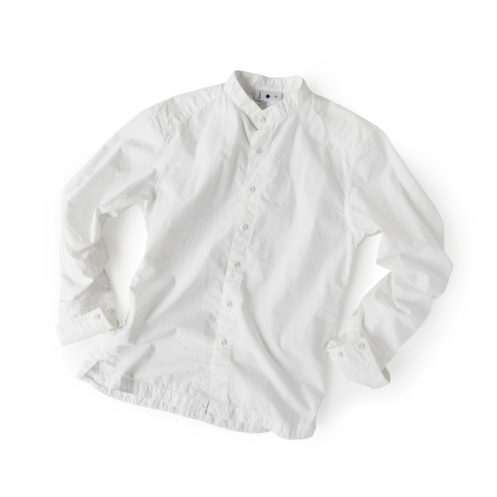型式　　陣羽織シャツ 型第13<br>色　　　白<br>素材　　綿<br>価格　　18,000円（税別）