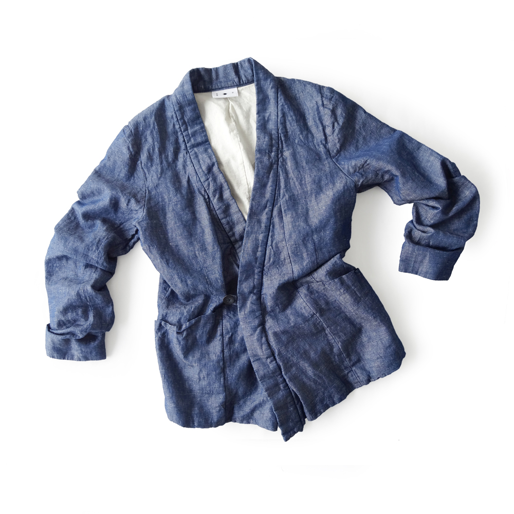 型式　　大和羽織 型第3<br>色　　　藍<br>素材　　綿<br>価格　　48,000円（税別）