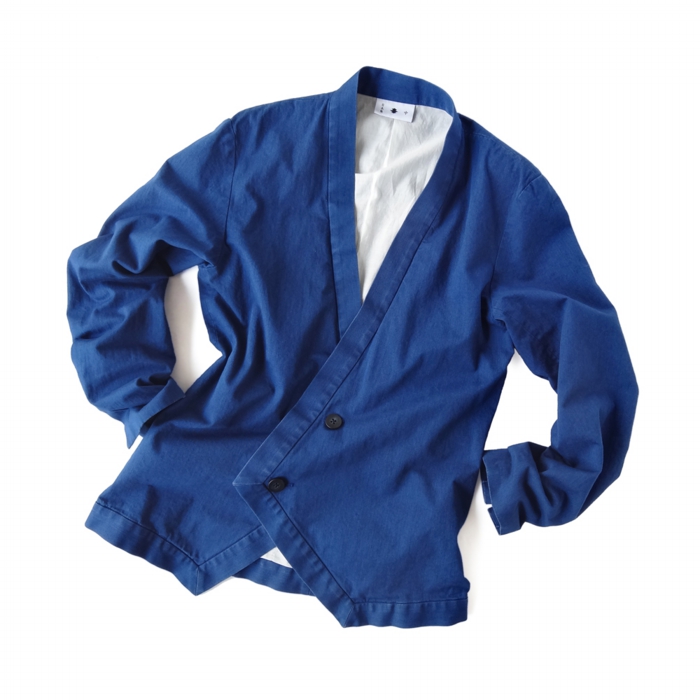 型式　　大和羽織 型第5<br>色　　　藍<br>素材　　綿<br>価格　　48,000円（税別）