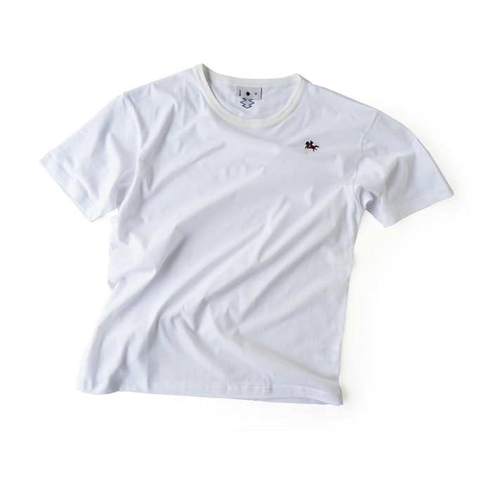 型式　　Tシャツ 型第90「馬上の侍」<br>色　　　白<br>素材　　綿<br>価格　　11,000円（税別）