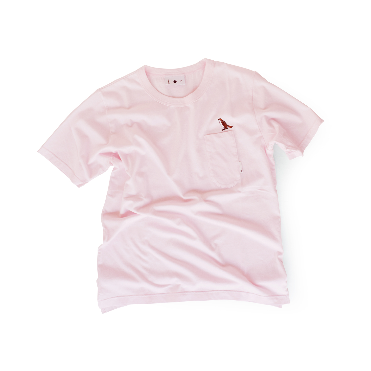 型式　　Tシャツ 型第103「雀」<br>色　　　桜<br>素材　　綿<br>価格　　9,000円（税別）